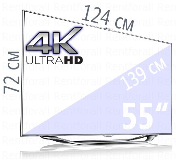 Аренда ЖК панели Samsung 55 дюймов (4K) 